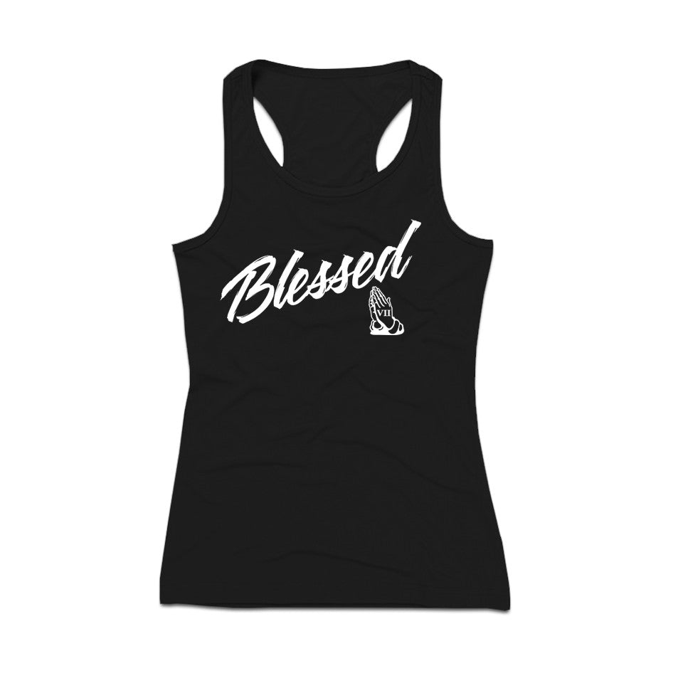 BLESSED Script Tank Top