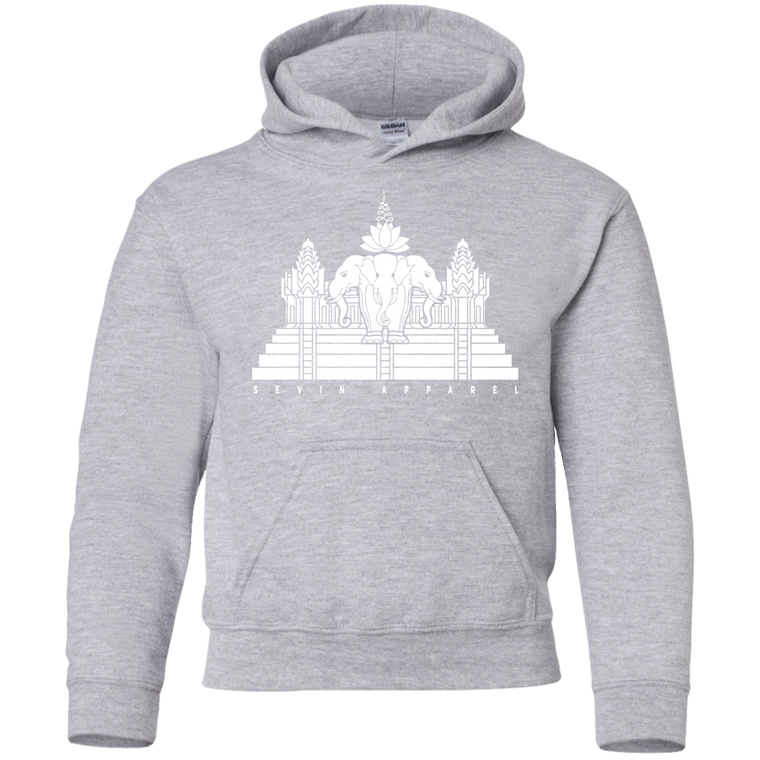 Youth Angkor Elephant Pullover Hoodie
