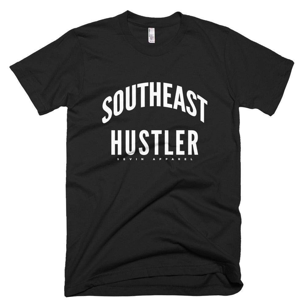 Southeast Hustler white print T-Shirt