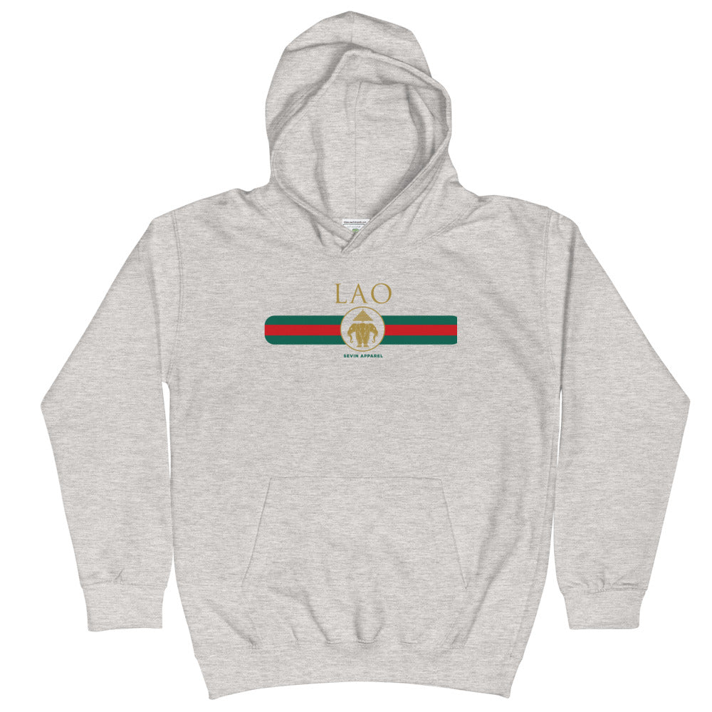 Kids Lao Stripe Hoodie