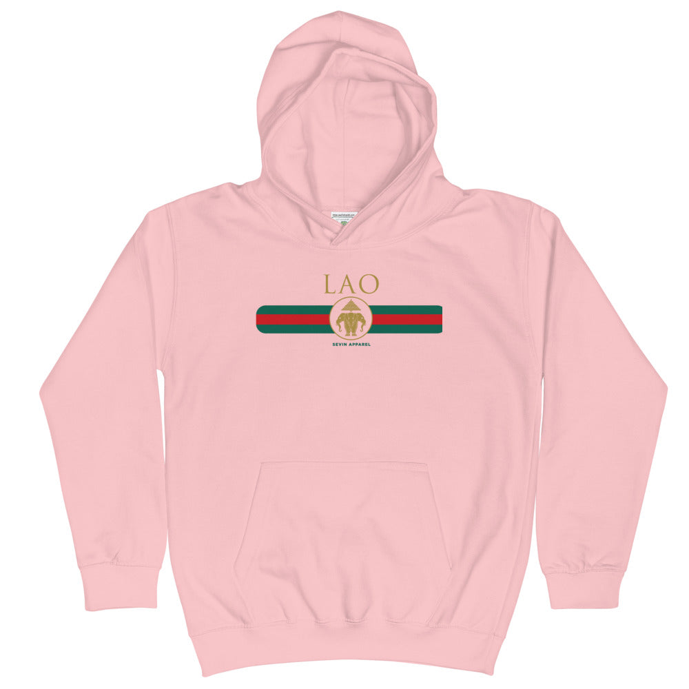 Kids Lao Stripe Hoodie