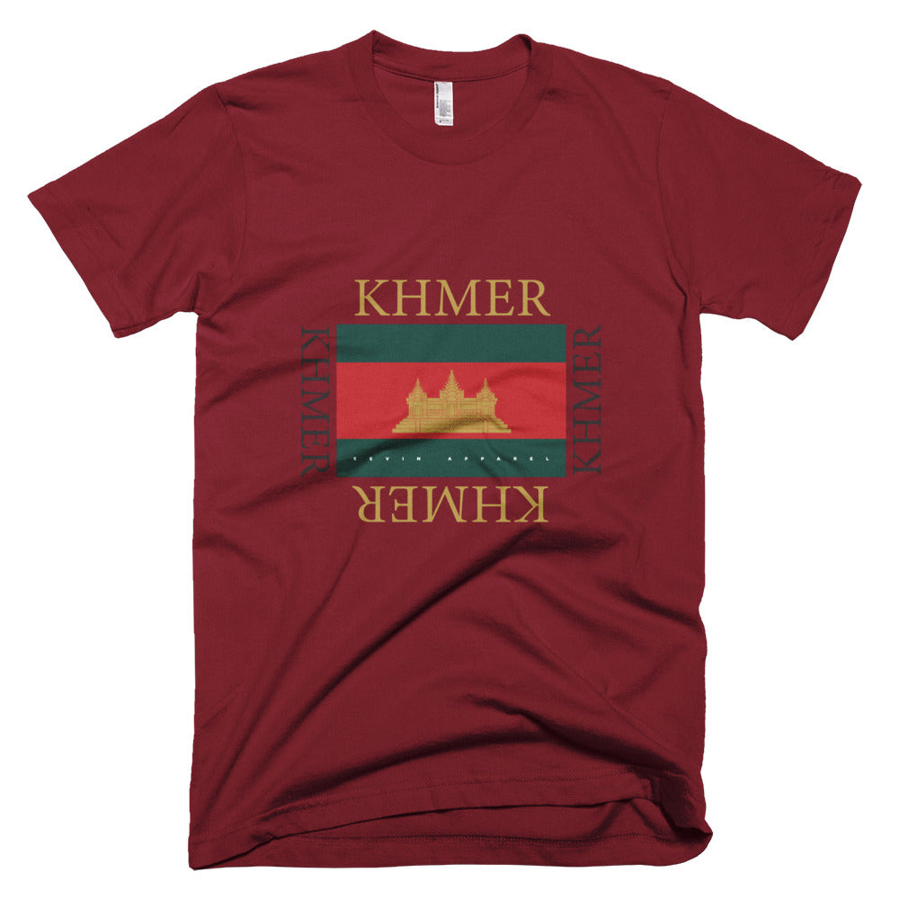 Khmer Temple Stripe Blk T-Shirt