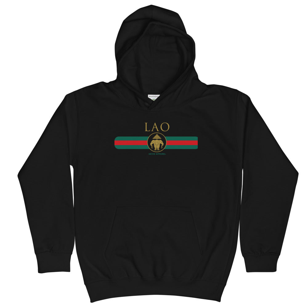 Kids Lao Stripe Hoodie