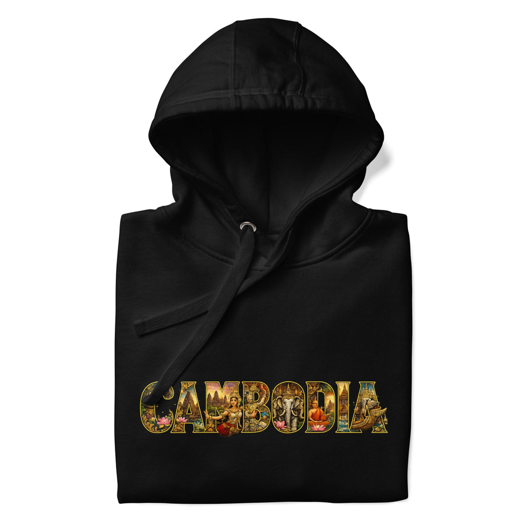Cambodian Word Art Hoodie