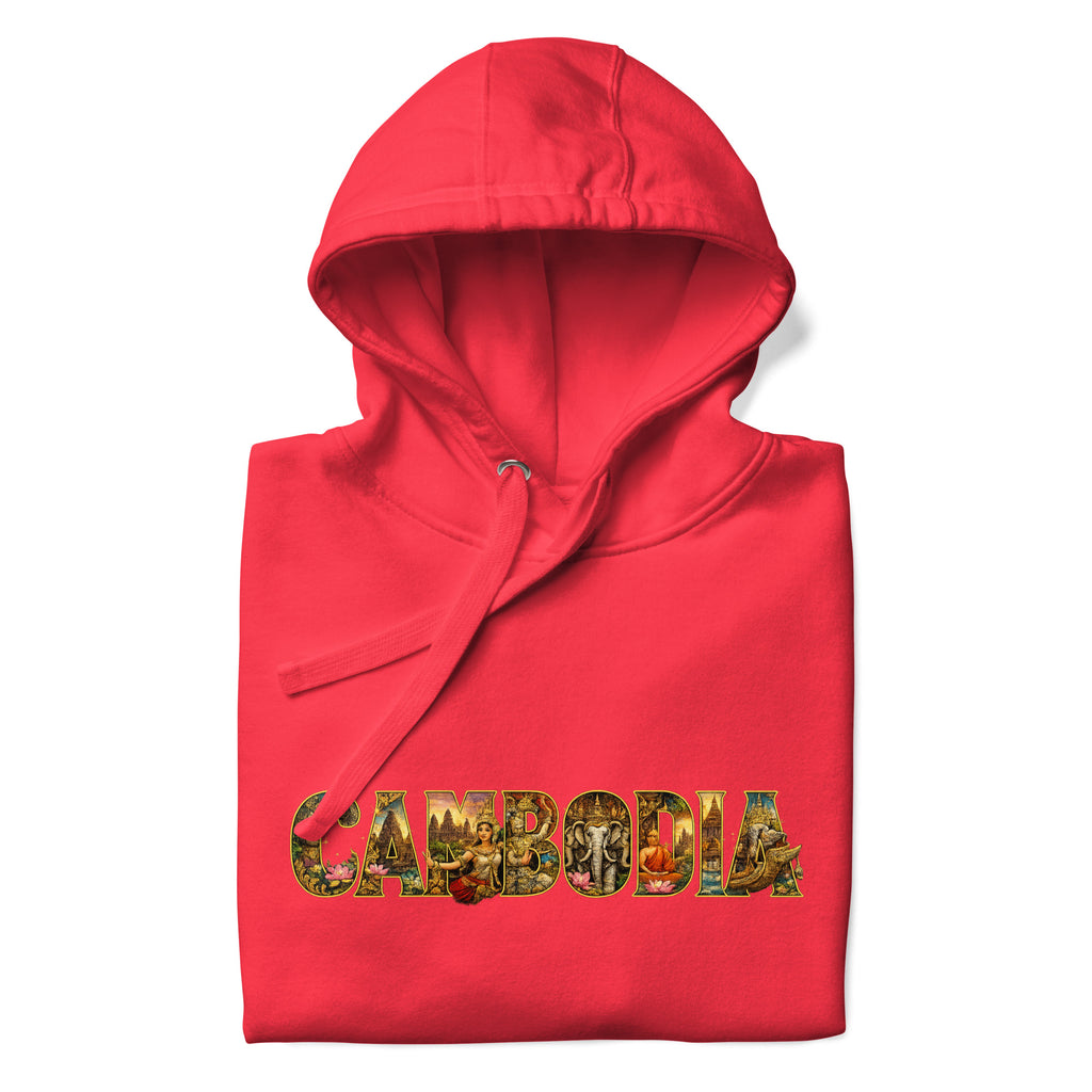 Cambodian Word Art Hoodie