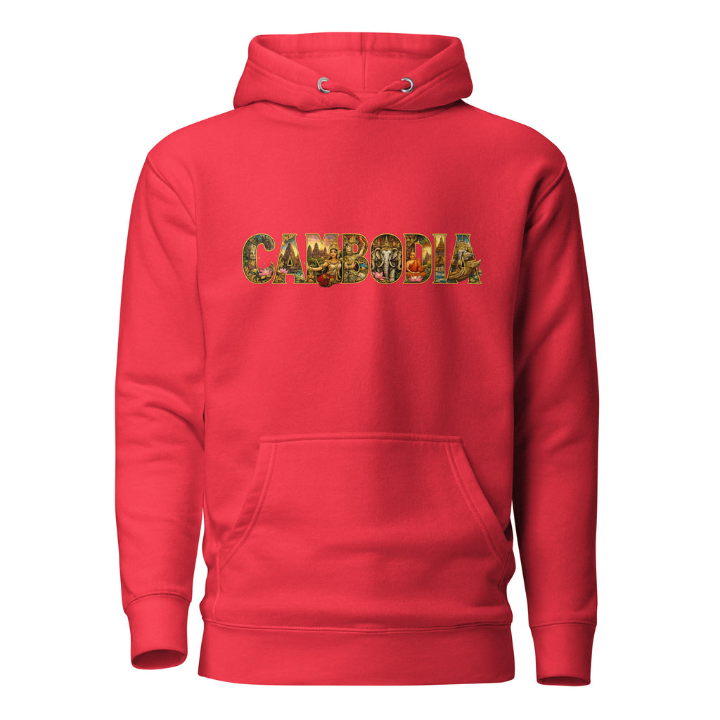 Cambodian Word Art Hoodie