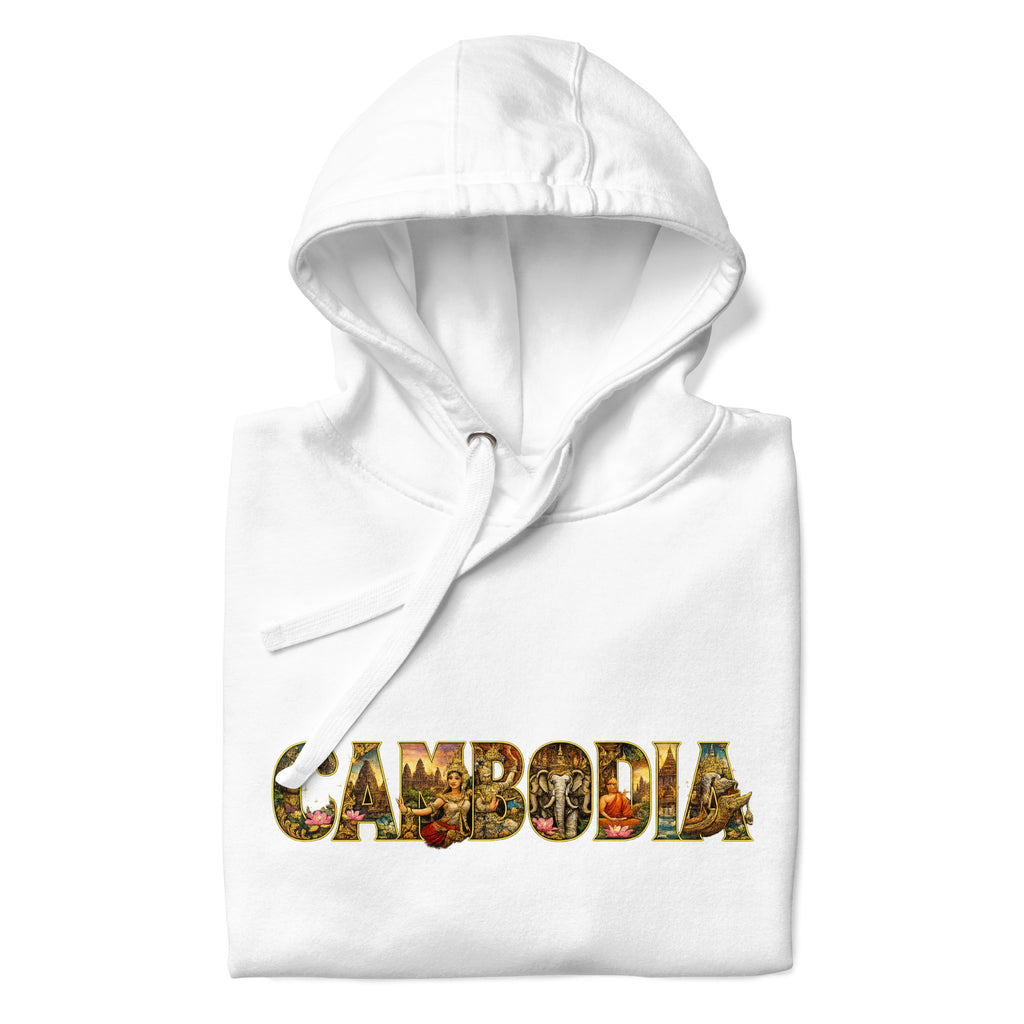 Cambodian Word Art Hoodie