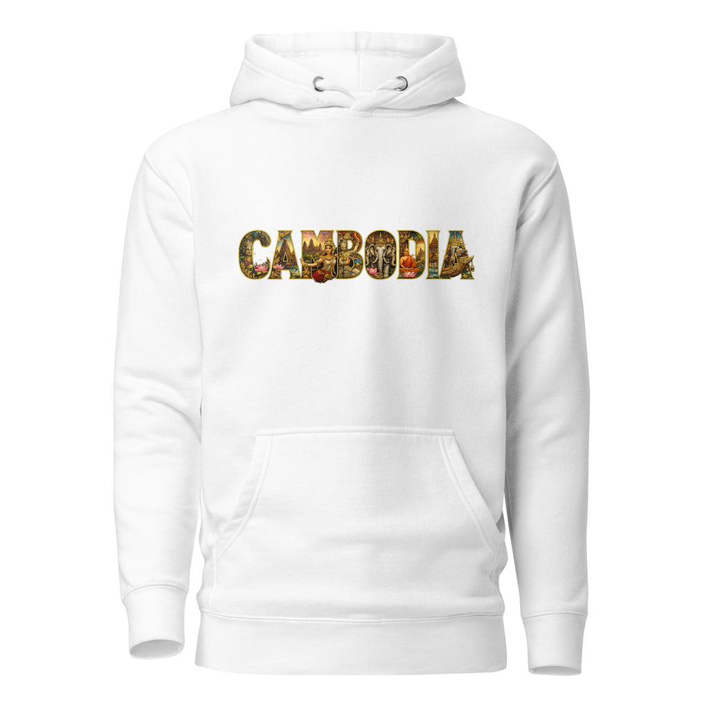 Cambodian Word Art Hoodie