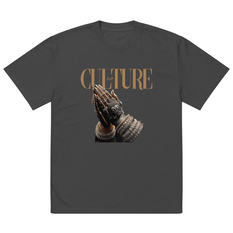 Culture Praying Hands Oversized T-shirt