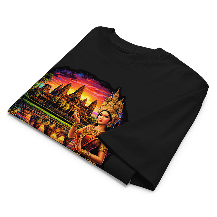 Cambodia Temple Girl - Oversized T-Shirt