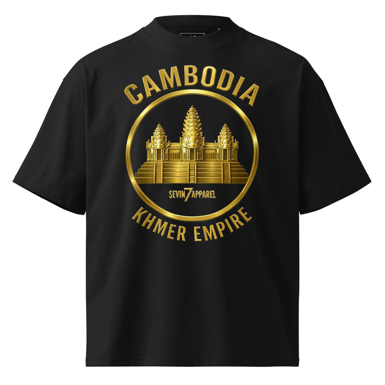 Cambodia Khmer Empire Gold - Oversized T-Shirt