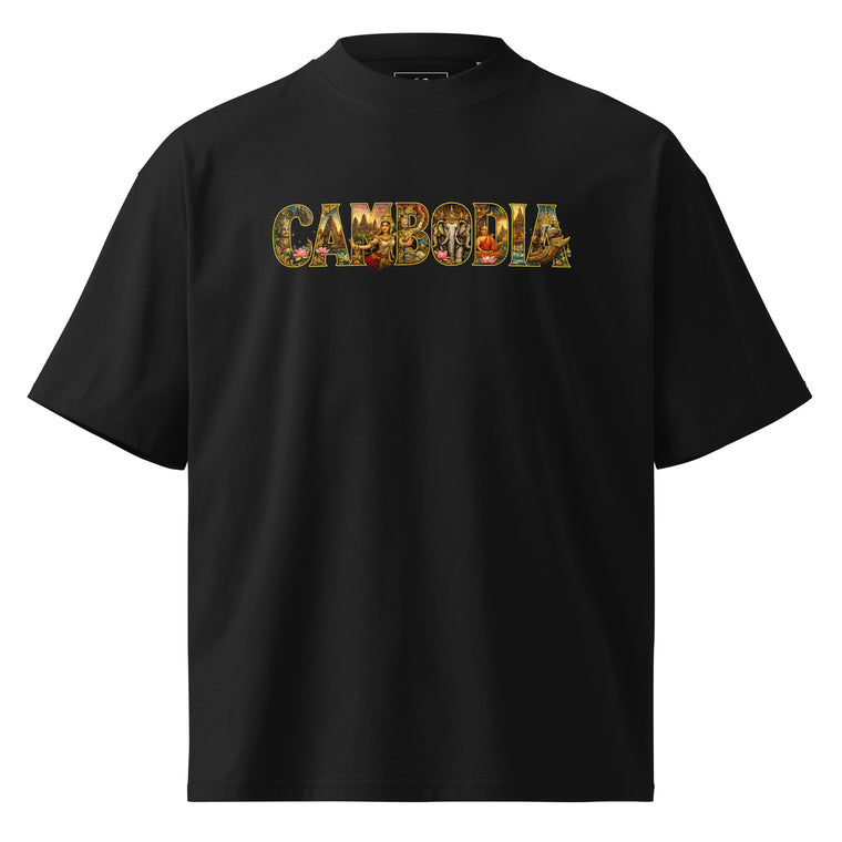 CAMBODIA FONT - Oversized T-Shirt