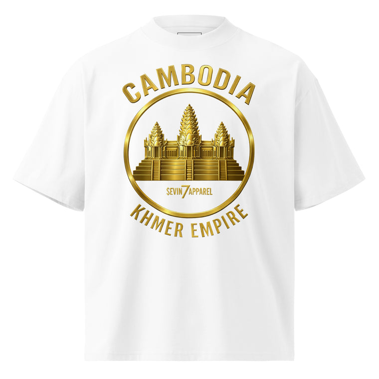 Cambodia Khmer Empire Gold - Oversized T-Shirt