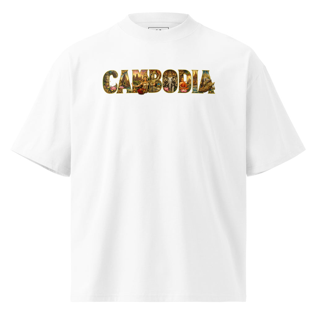 CAMBODIA FONT - Oversized T-Shirt