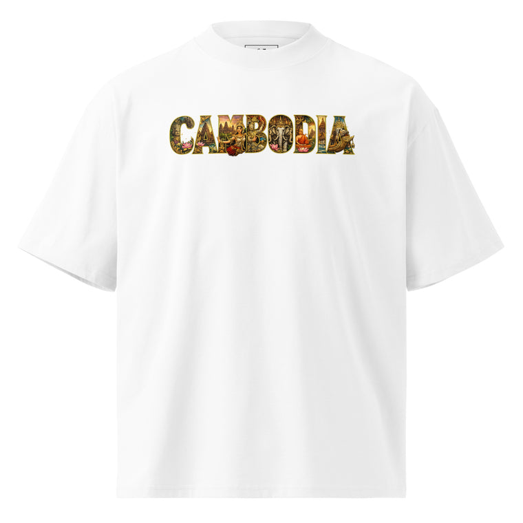 CAMBODIA FONT - Oversized T-Shirt