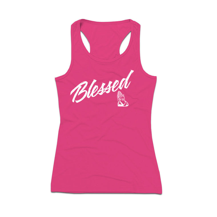 BLESSED Script Tank Top