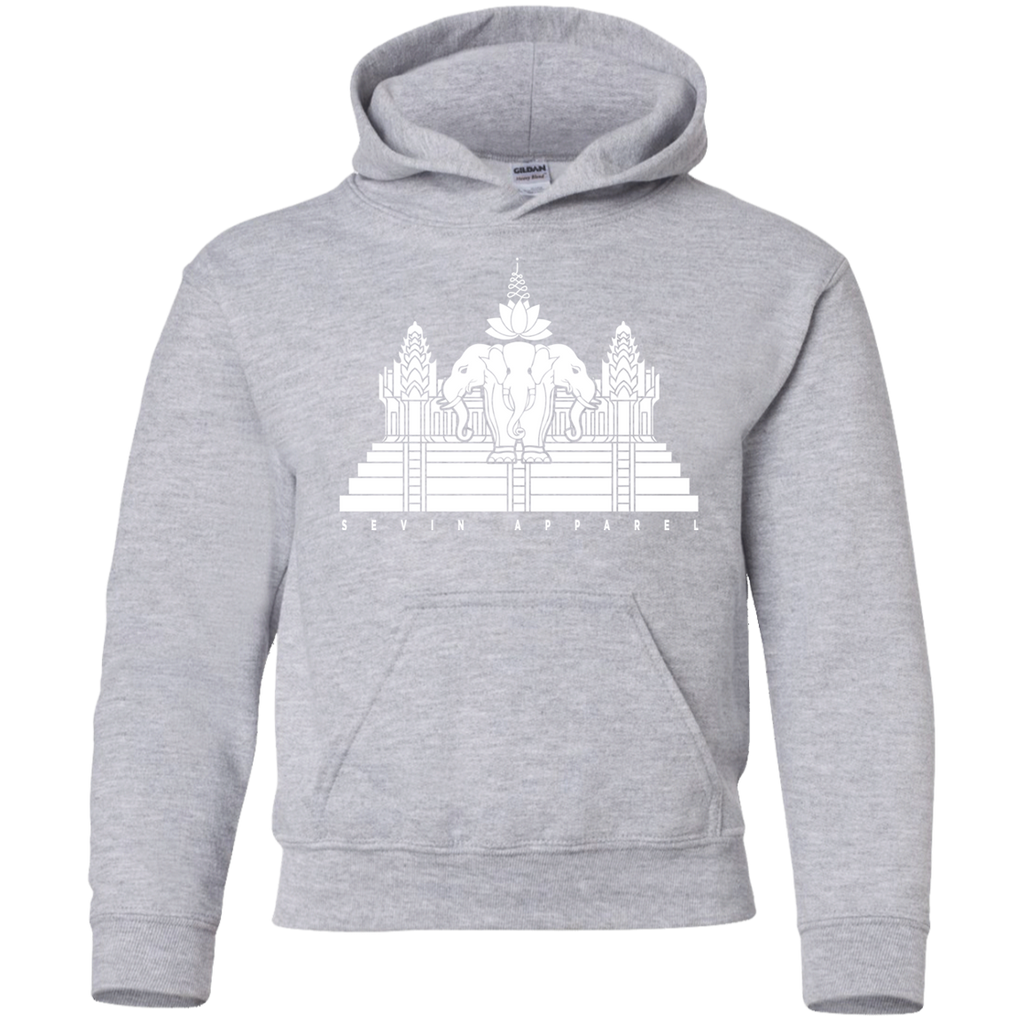 Youth Angkor Elephant Pullover Hoodie