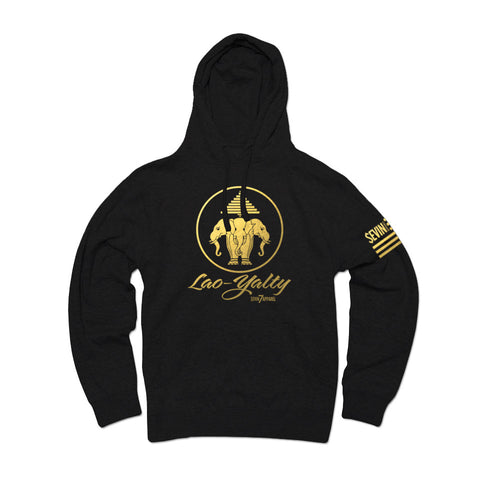 Lao-yalty Hoodie Black/ Gold