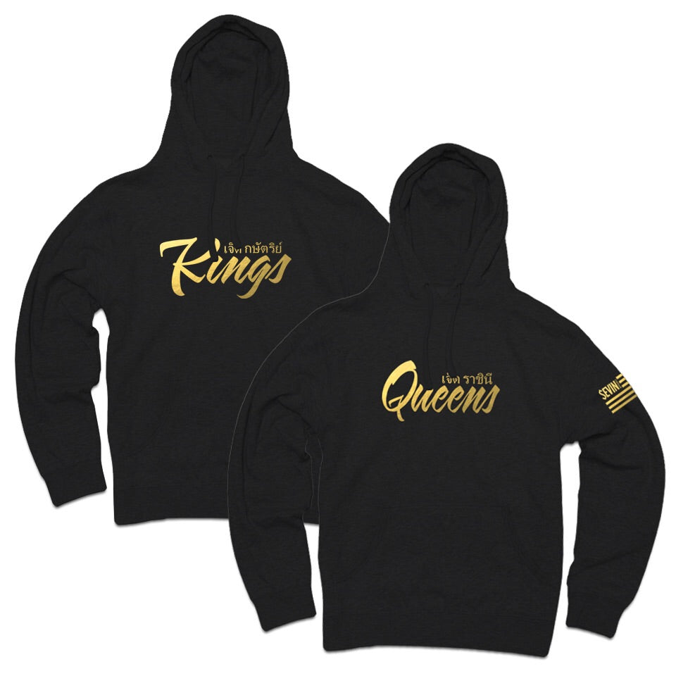 King & Queen Royalty Hoodie Set