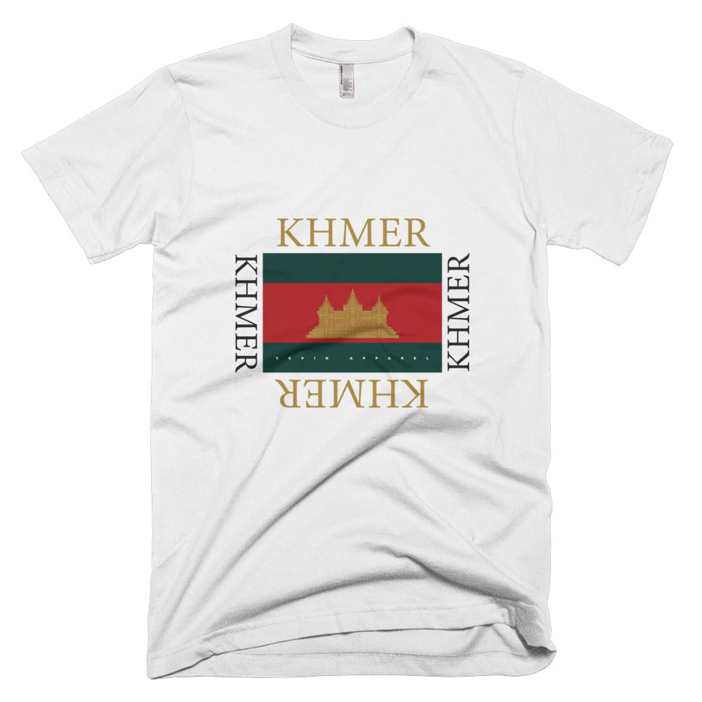 Khmer Temple Stripe Blk T-Shirt